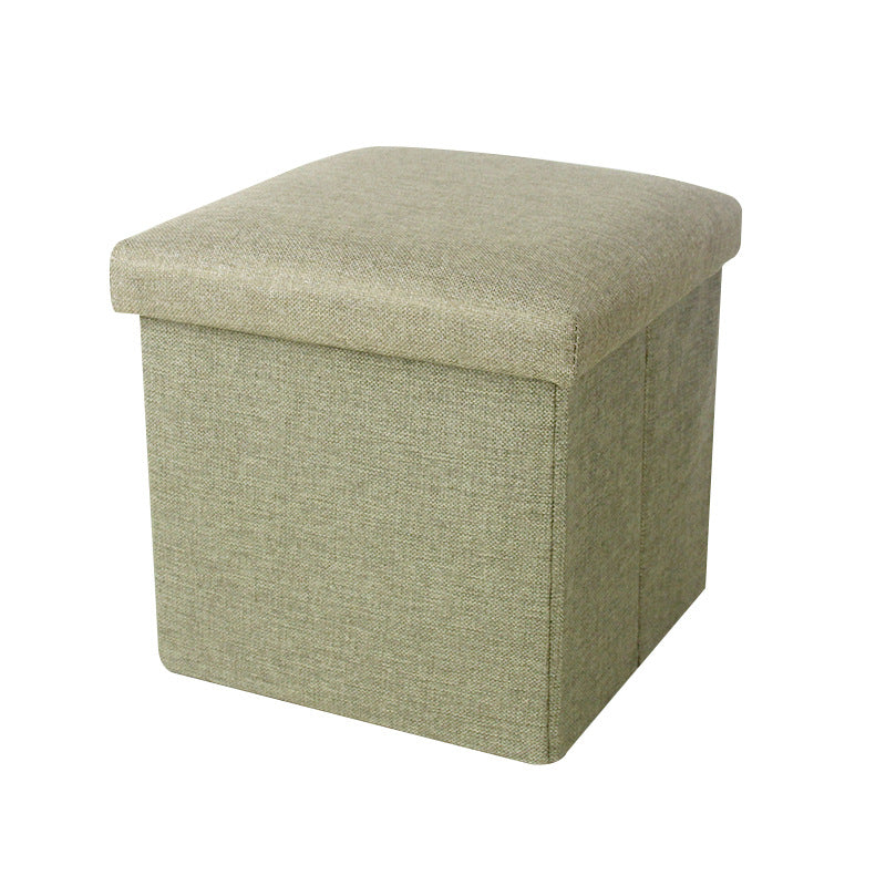 Comfortable Linen Storage Bench – Sturdy Fold-Away Ottoman with Hidden Compartment