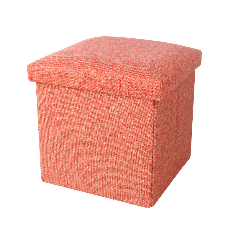 Comfortable Linen Storage Bench – Sturdy Fold-Away Ottoman with Hidden Compartment